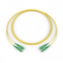 SC APC / SC APC, OS2 Bend-improved SM, 2 F, Zipcord, Flame Retardant Non Corrosive, 2.0 mm, 15 m