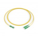 LC APC / SC APC, OS2 Bend-improved SM, 2 F, Zipcord, Flame Retardant Non Corrosive, 2.0 mm, 1 m